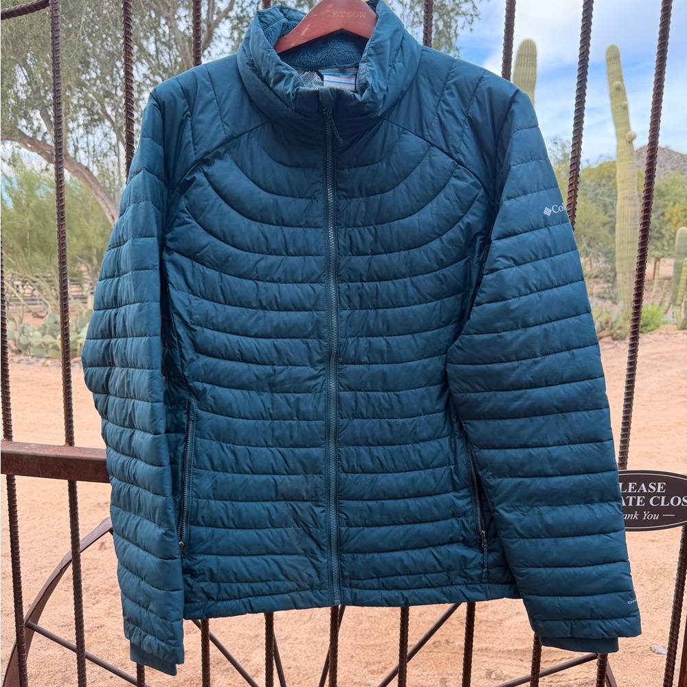 Columbia Women's Dark Teal Puffer Jacket